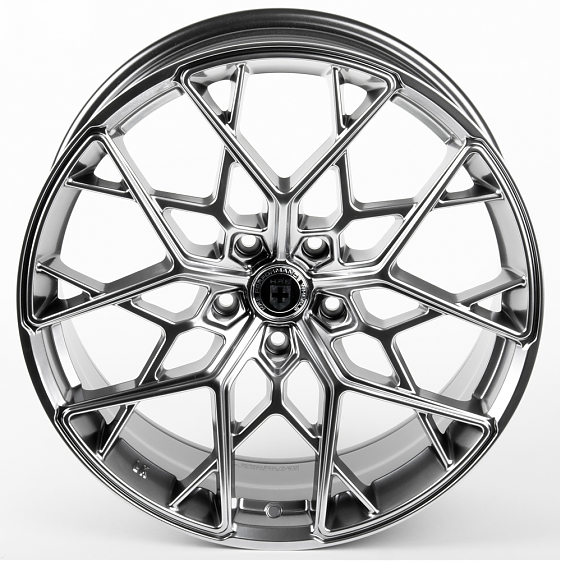 Литые диски 81128 HRE F1232-SL075 20 J8.5 ET35 5x120 72.6 серебро тёмное: Фото 3