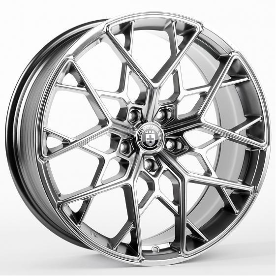 Литые диски 81128 HRE F1232-SL075 20 J8.5 ET35 5x120 72.6 серебро тёмное: Фото 4