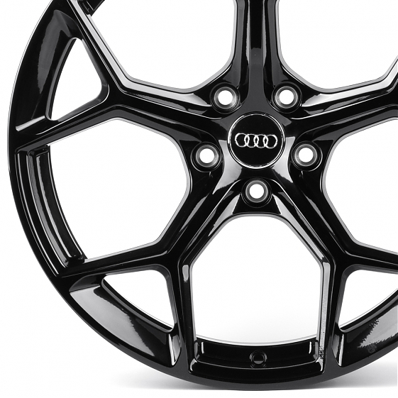 Литые диски 81756 Audi FC3206-SM185 19 J8.5 ET35 5x112 66.5 чёрный глянцевый: Фото 2