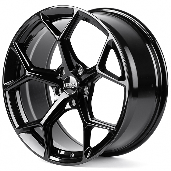 Литые диски 81756 Audi FC3206-SM185 19 J8.5 ET35 5x112 66.5 чёрный глянцевый: Фото 5