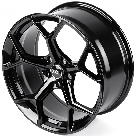 Литые диски 81756 Audi FC3206-SM185 19 J8.5 ET35 5x112 66.5 чёрный глянцевый: Фото 6