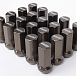 Комплект гаек 20020 PMU N086 конус 12x1,25 45mm серебро тёмное HEX 17