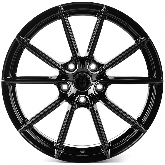 Литые диски 81785 HRE FC184-SF069 18 J8 ET35 5x114.3 73.1 чёрный глянцевый: Фото 1