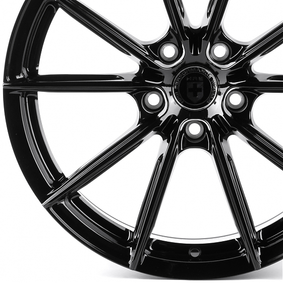 Литые диски 81785 HRE FC184-SF069 18 J8 ET35 5x114.3 73.1 чёрный глянцевый: Фото 2