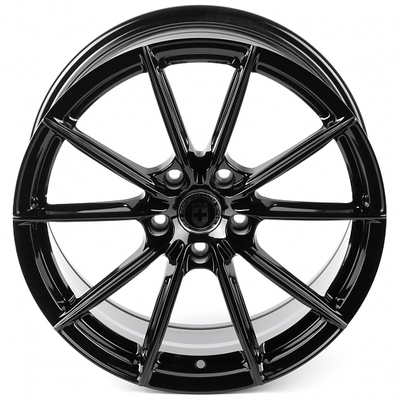 Литые диски 81785 HRE FC184-SF069 18 J8 ET35 5x114.3 73.1 чёрный глянцевый: Фото 3