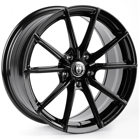Литые диски 81785 HRE FC184-SF069 18 J8 ET35 5x114.3 73.1 чёрный глянцевый: Фото 4
