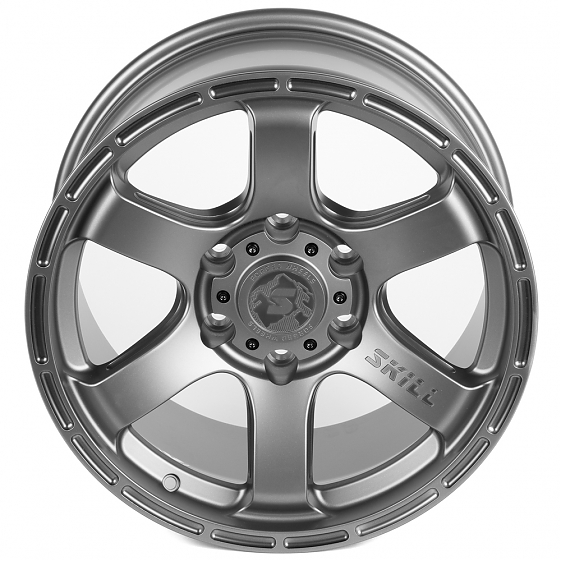 Кованые диски H231128Y SKILL SL510-CS236 17 J9 ET0 6x139.7 106.1 графит матовый: Фото 3