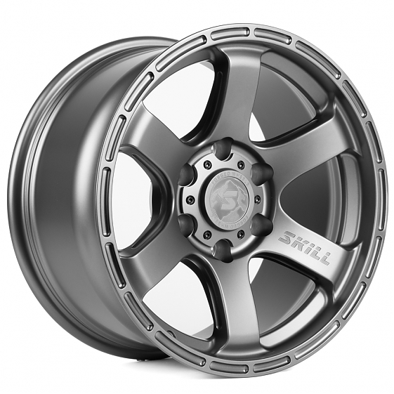 Кованые диски H231128Y SKILL SL510-CS236 17 J9 ET0 6x139.7 106.1 графит матовый: Фото 4