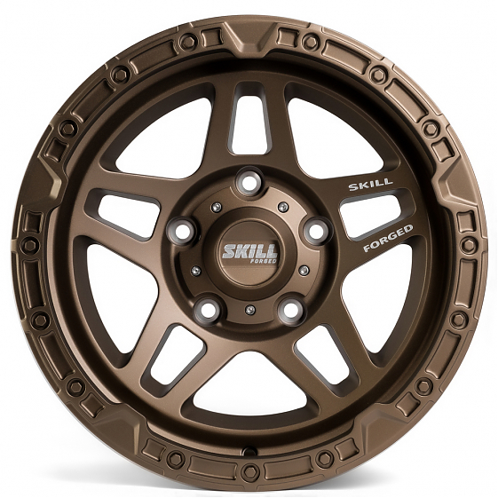 Кованые диски 70889 SKILL SL173 17 J8.5 ET0 5x150 110.1 бронза: Фото 1