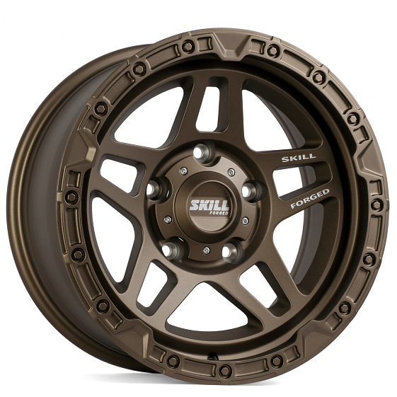 Кованые диски 70889 SKILL SL173 17 J8.5 ET0 5x150 110.1 бронза: Фото 5