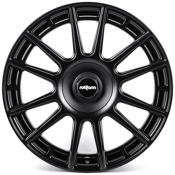 Литые диски 80630 Rotiform F086 20 J9 ET35 5x112/5x120 72.6 чёрный матовый: Фото 1