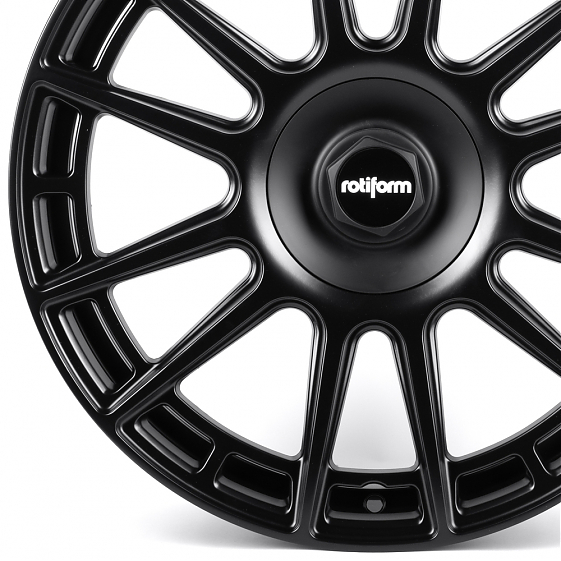 Литые диски 80630 Rotiform F086 20 J9 ET35 5x112/5x120 72.6 чёрный матовый: Фото 2