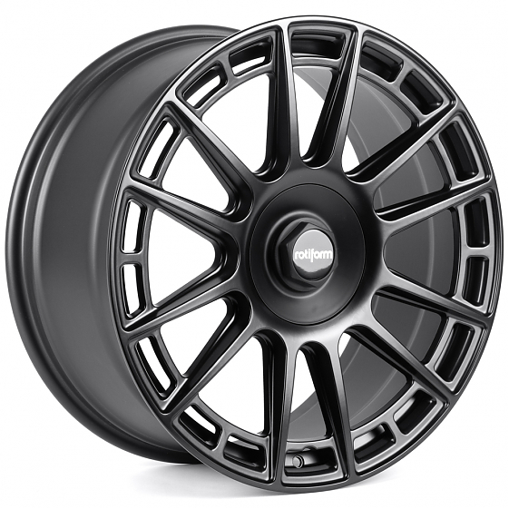 Литые диски 80630 Rotiform F086 20 J9 ET35 5x112/5x120 72.6 чёрный матовый: Фото 4