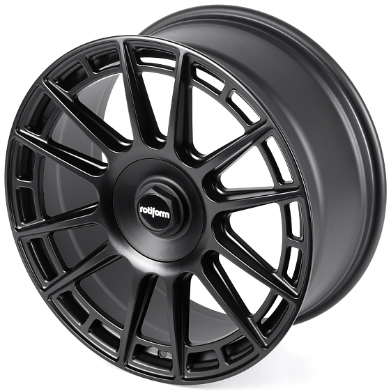 Литые диски 80630 Rotiform F086 20 J9 ET35 5x112/5x120 72.6 чёрный матовый: Фото 6