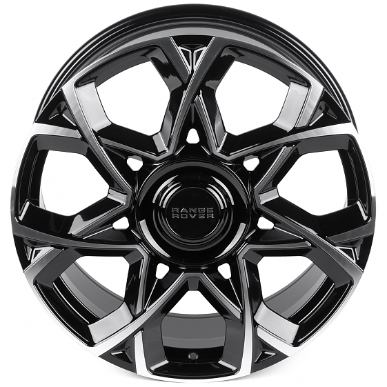 Кованые диски 0923-133 PTRACING FG845X-CS443 22 J9.5 ET40 5x120 72.56 чёрный + полированные спицы: Фото 3
