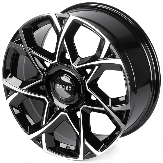 Кованые диски 0923-133 PTRACING FG845X-CS443 22 J9.5 ET40 5x120 72.56 чёрный + полированные спицы: Фото 6