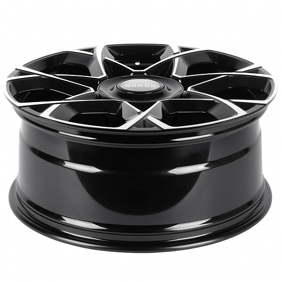 Кованые диски 0923-133 PTRACING FG845X-CS443 22 J9.5 ET40 5x120 72.56 чёрный + полированные спицы: Фото 7