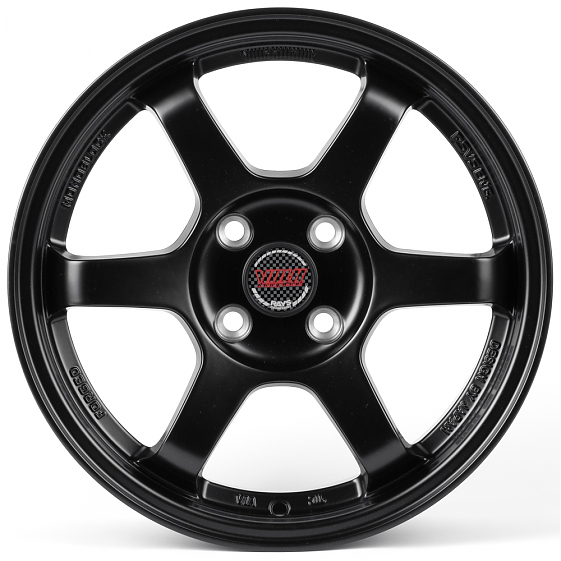 Литые диски 82477 Rays 155210 15 J6.5 ET35 4x100 73.1 чёрный матовый: Фото 1