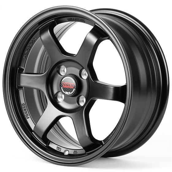 Литые диски 82477 Rays 155210 15 J6.5 ET35 4x100 73.1 чёрный матовый: Фото 5