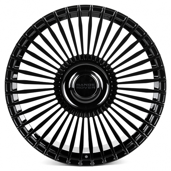 Кованые диски H240604S SKILL SL762-SB609 23 J9.5 ET42.5 5x120 72.6 чёрный глянцевый: Фото 1