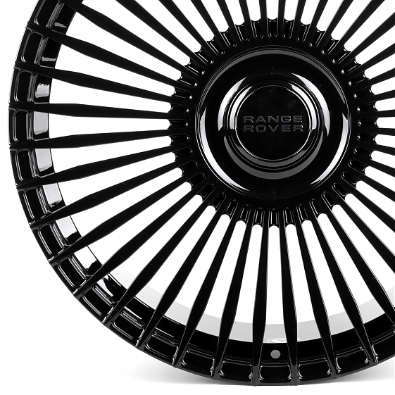 Кованые диски H240604S SKILL SL762-SB609 23 J9.5 ET42.5 5x120 72.6 чёрный глянцевый: Фото 2