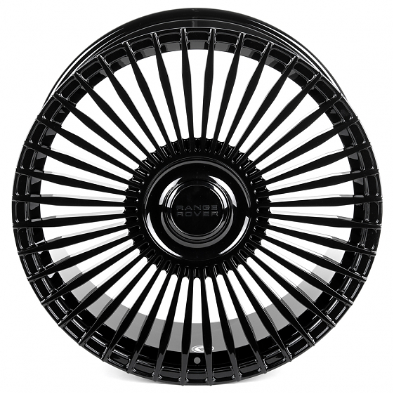 Кованые диски H240604S SKILL SL762-SB609 23 J9.5 ET42.5 5x120 72.6 чёрный глянцевый: Фото 3