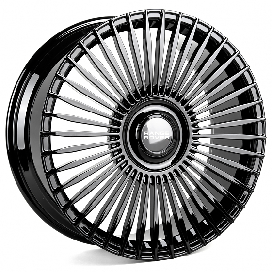 Кованые диски H240604S SKILL SL762-SB609 23 J9.5 ET42.5 5x120 72.6 чёрный глянцевый: Фото 4