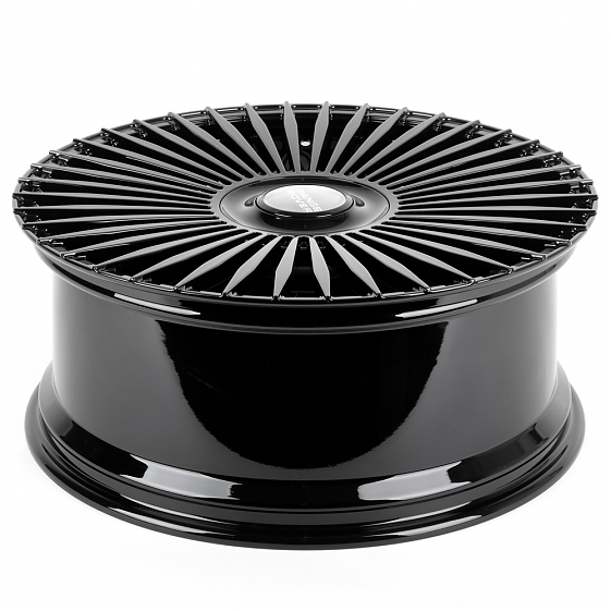 Кованые диски H240604S SKILL SL762-SB609 23 J9.5 ET42.5 5x120 72.6 чёрный глянцевый: Фото 7