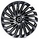 Кованые диски H251129Q SKILL SV603-SL251 22 J9 ET28 6x139.7 106.1 чёрный глянцевый + полированные сп