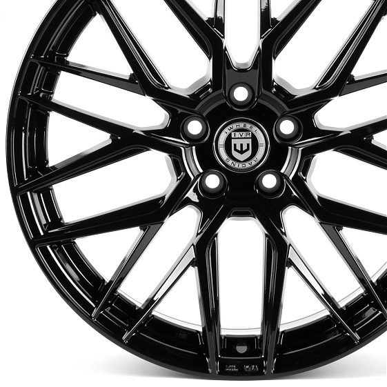 Литые диски 82615 IVR iV-1202C 18 J8 ET35 5x105 56.5 чёрный глянцевый: Фото 2