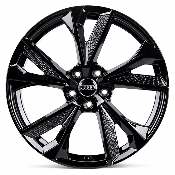 Литые диски 80683 Audi F124-DS191 19 J8.5 ET35 5x112 66,45 чёрный глянцевый: Фото 1