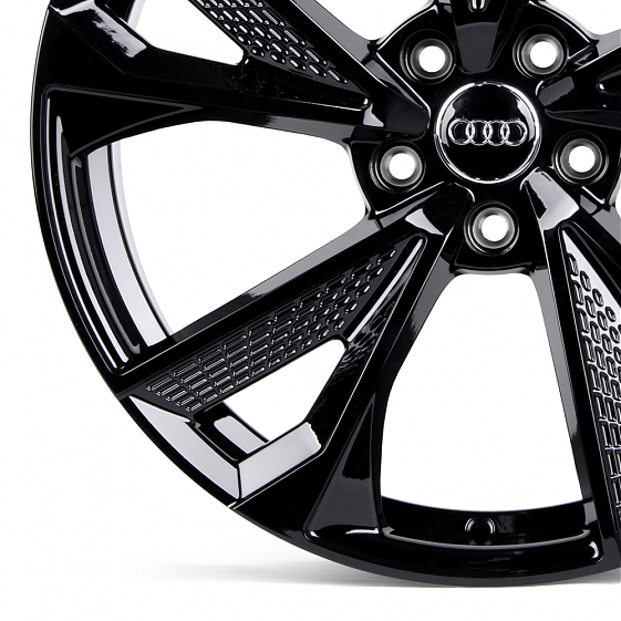 Литые диски 80683 Audi F124-DS191 19 J8.5 ET35 5x112 66,45 чёрный глянцевый: Фото 2