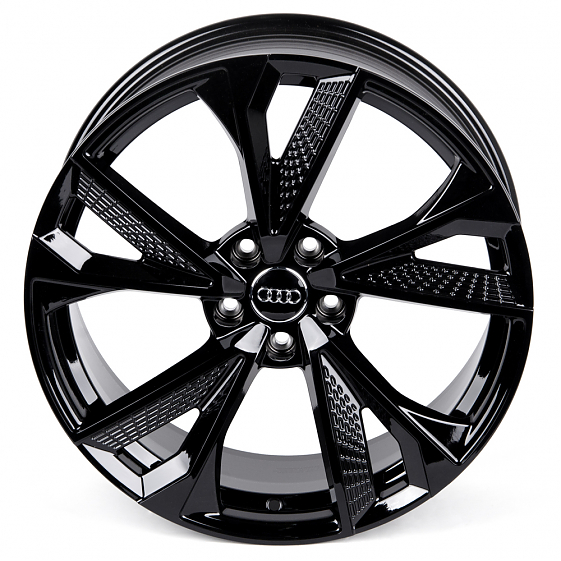 Литые диски 80683 Audi F124-DS191 19 J8.5 ET35 5x112 66,45 чёрный глянцевый: Фото 3