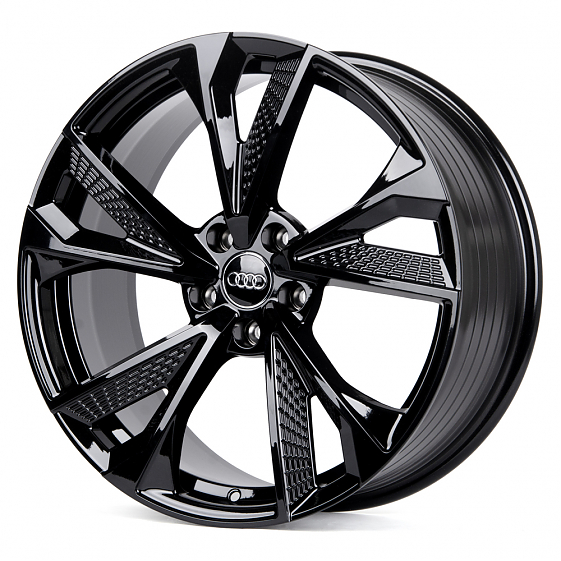 Литые диски 80683 Audi F124-DS191 19 J8.5 ET35 5x112 66,45 чёрный глянцевый: Фото 5