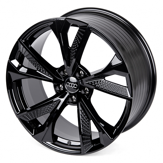 Литые диски 80683 Audi F124-DS191 19 J8.5 ET35 5x112 66,45 чёрный глянцевый: Фото 6