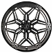 Кованые диски H240927C SKILL SV185-CT400 22 J10 ET-10 6x139.7 77.8 чёрный глянцевый + обод SH51