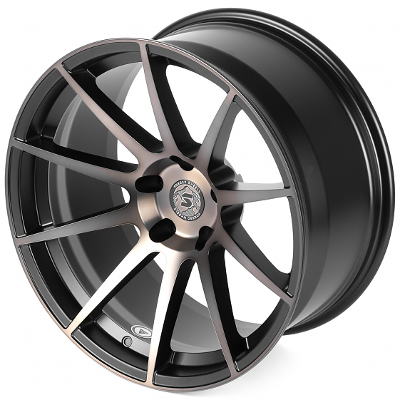 Кованые диски H250917U SKILL SV994-SK335 20 J10 ET-20 5x127 71.5 чёрный матовый + полированные спицы: Фото 6