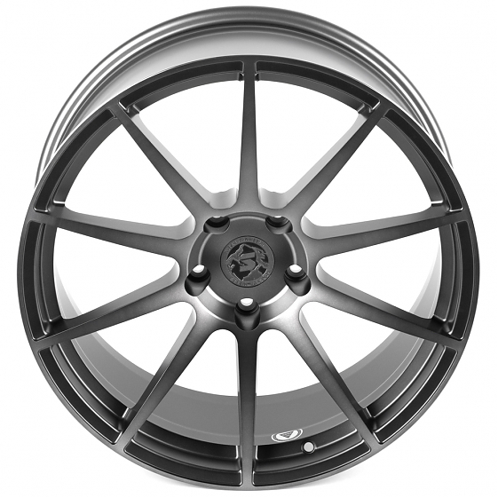 Кованые диски H260612Y SKILL SV994-SK333 20 J9 ET12 5x127 71.6 графит матовый + полированные спицы +: Фото 3