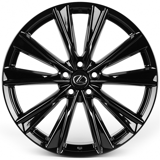 Литые диски 81883 Lexus IVF-3202-FG624 21 J8 ET30 5x114.3 60.1 чёрный глянец: Фото 1