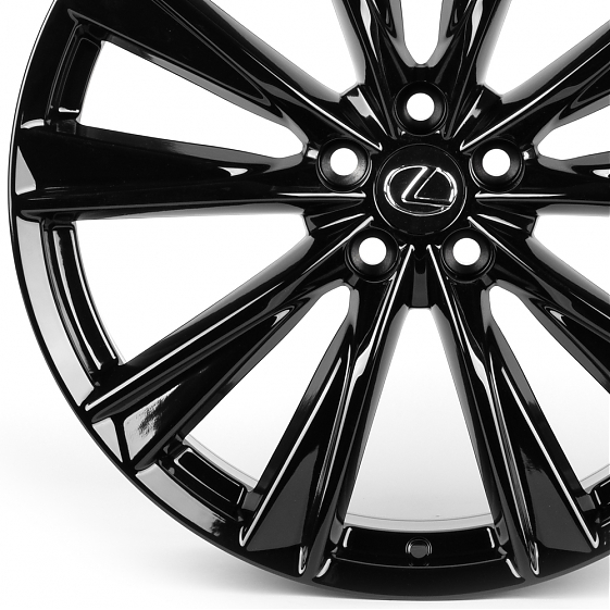 Литые диски 81883 Lexus IVF-3202-FG624 21 J8 ET30 5x114.3 60.1 чёрный глянец: Фото 2