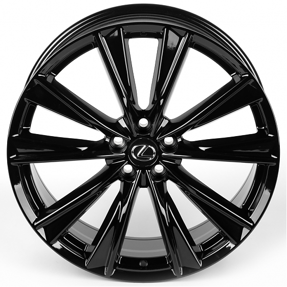 Литые диски 81883 Lexus IVF-3202-FG624 21 J8 ET30 5x114.3 60.1 чёрный глянец: Фото 3