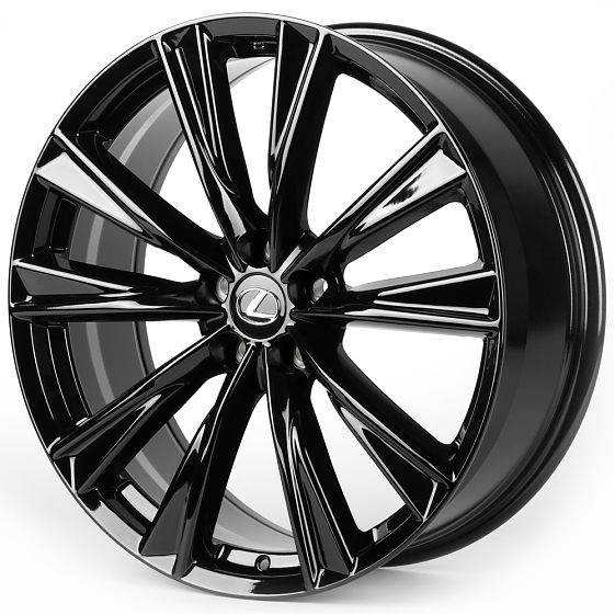 Литые диски 81883 Lexus IVF-3202-FG624 21 J8 ET30 5x114.3 60.1 чёрный глянец: Фото 5