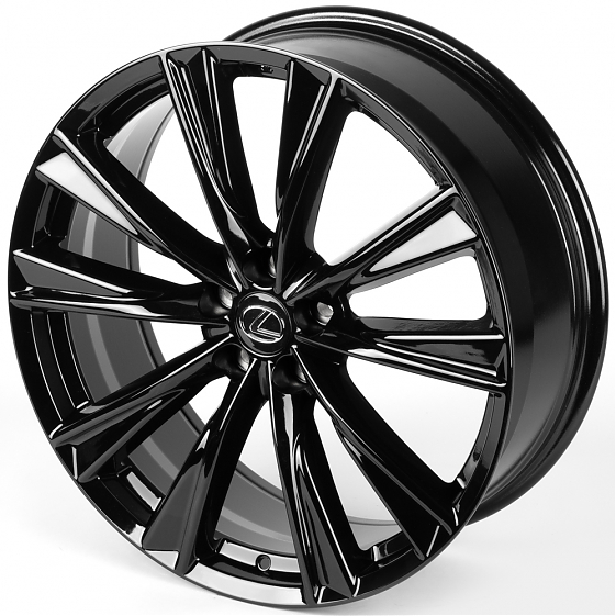 Литые диски 81883 Lexus IVF-3202-FG624 21 J8 ET30 5x114.3 60.1 чёрный глянец: Фото 6