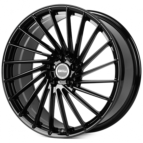 Кованые диски H260126B SKILL SL196-SV466 21 J9 ET40 5x120 62.5 чёрный глянцевый: Фото 5