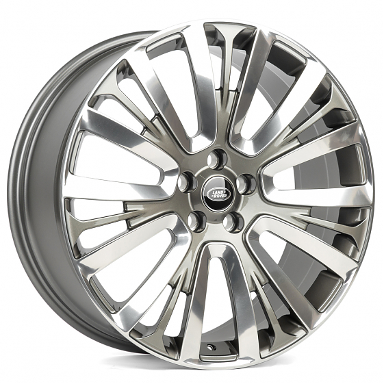 Кованые диски 71622 CMST FG442-DS227 21 J9.5 ET48 5x120 72.6 графит + полированные спицы: Фото 6