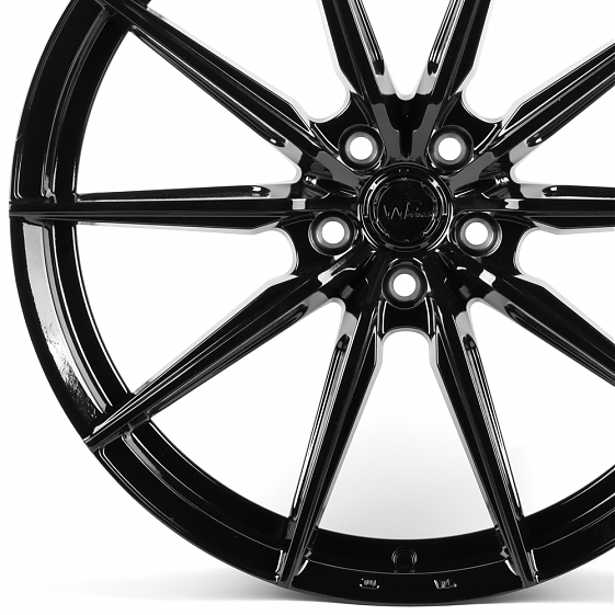Литые диски 82624 WF XF005 20 J9 ET35 5x114.3 73.1 чёрный глянцевый: Фото 2