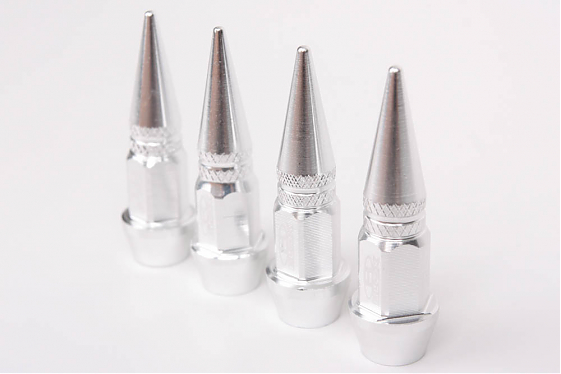 Комплект ниппелей 50012 колпачки 45mm серебро: Фото 2