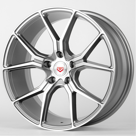 Литые диски 80368 Vossen 59783-SB395 18 J9 ET40 5x114.3 73.1 графит + полированные спицы: Фото 6