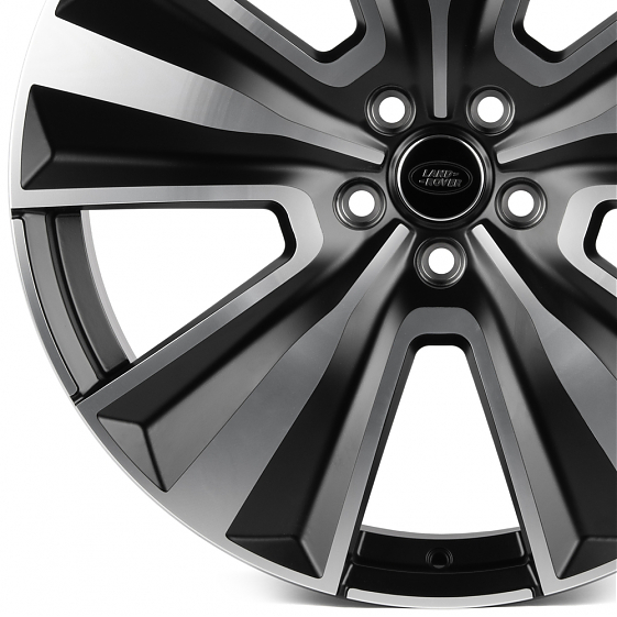 Кованые диски H260126O SKILL SL837-CS443 22 J9.5 ET42.5 5x120 72.6 чёрный матовый + полированные спи: Фото 2