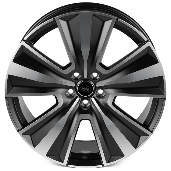 Кованые диски H260126O SKILL SL837-CS443 22 J9.5 ET42.5 5x120 72.6 чёрный матовый + полированные спи: Фото 3
